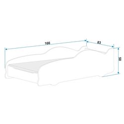 Pat-masina BMS Group Cars 80x160 (Red) Thumb