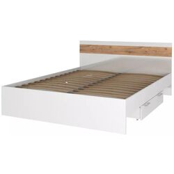 Кровать BonMebel Santa Monica 160x200 (Белый Глянец/Бунратти)