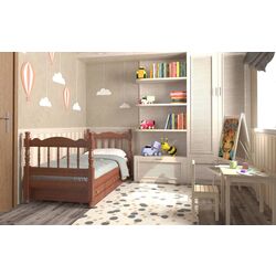 Кровать Браво-Мебель Алёнка 80x189 (Орех) Thumb