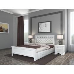 Pat Браво-Мебель Gratsiya 160x200 White Antique (cu sertare) Thumb