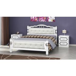 Pat Браво-Мебель Karina-11 160x200 (White Pearl) Thumb