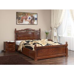 Pat Браво-Мебель Karina-14 160x200 Walnut (cu mec. de ridicare) Thumb