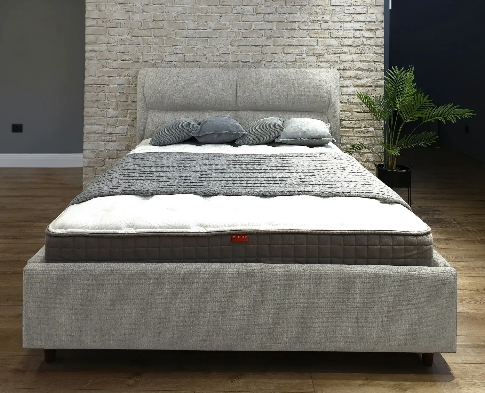 Кровать Charmbed Alisa Prestige 140x200 Glow 04 (Stone) - 2