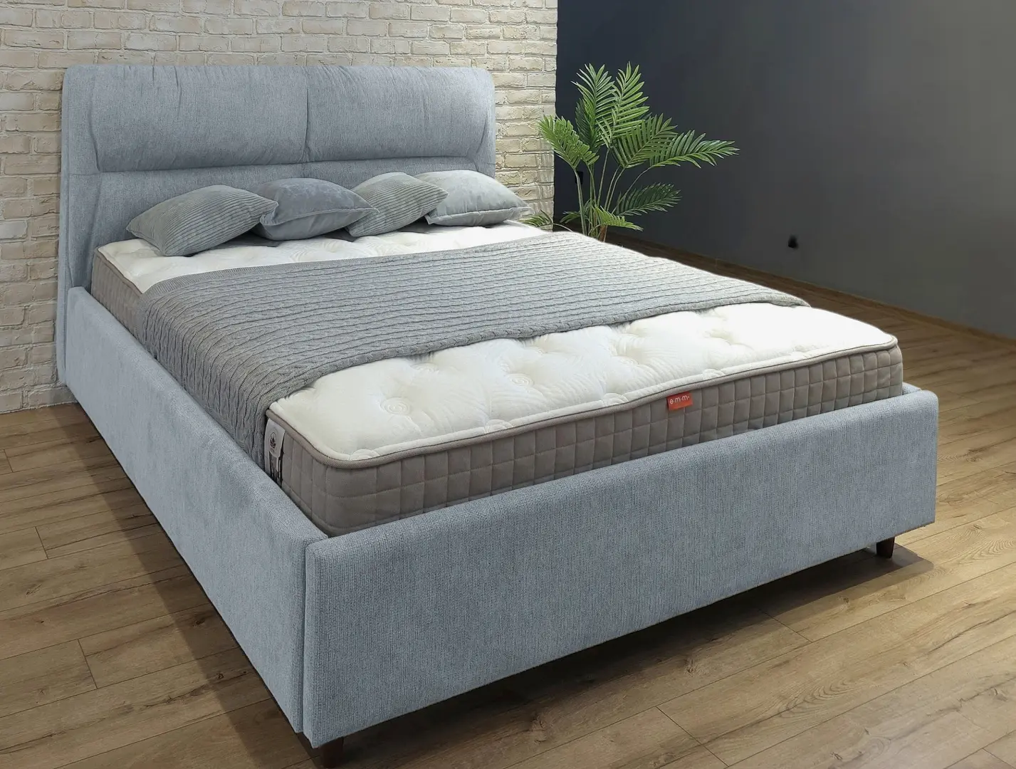 Pat Charmbed Alisa Prestige 140x200 Glow 15 (Light Grey)