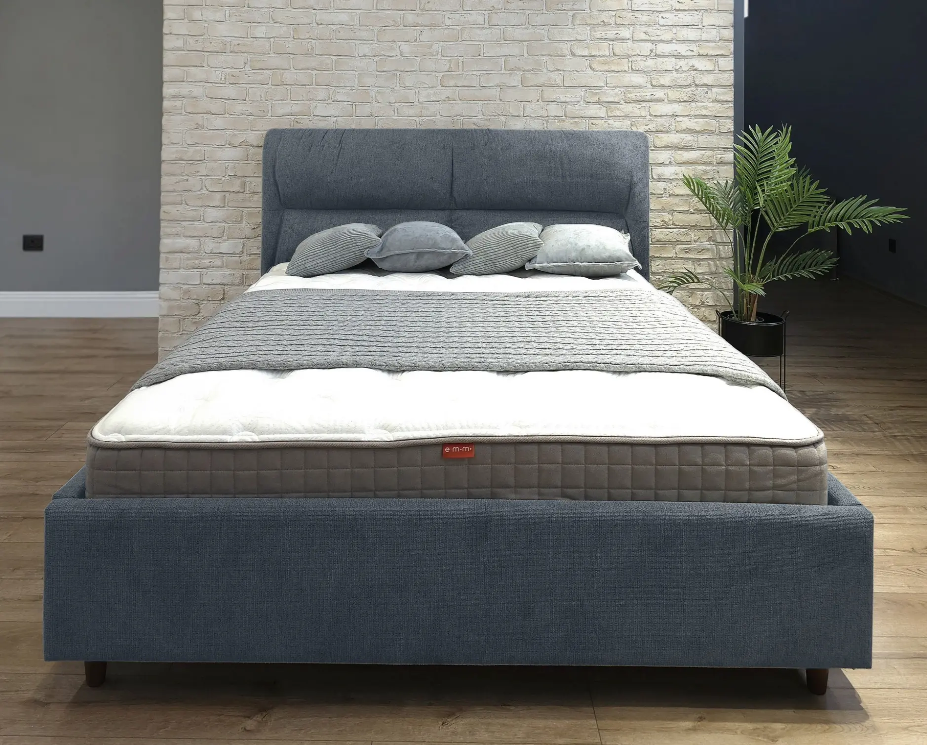 Pat Charmbed Alisa Prestige 140x200 Glow 19 (Anthracite) - 2