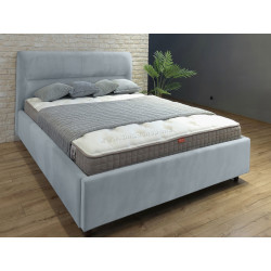 Кровать Charmbed Alisa Prestige 140x200 Velluto 15 (Silver)