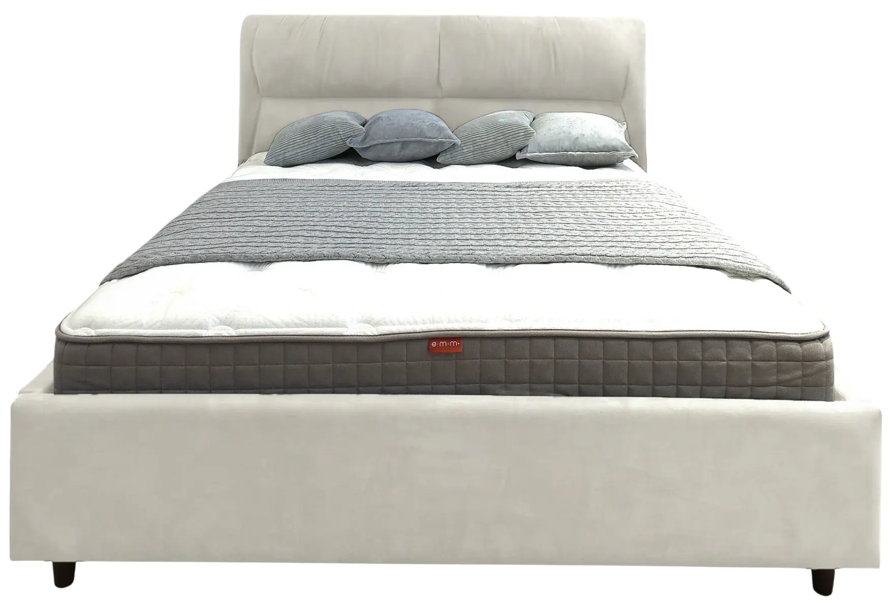 Кровать Charmbed Alisa Prestige 160x200 Velluto 02 (Beige) - 3