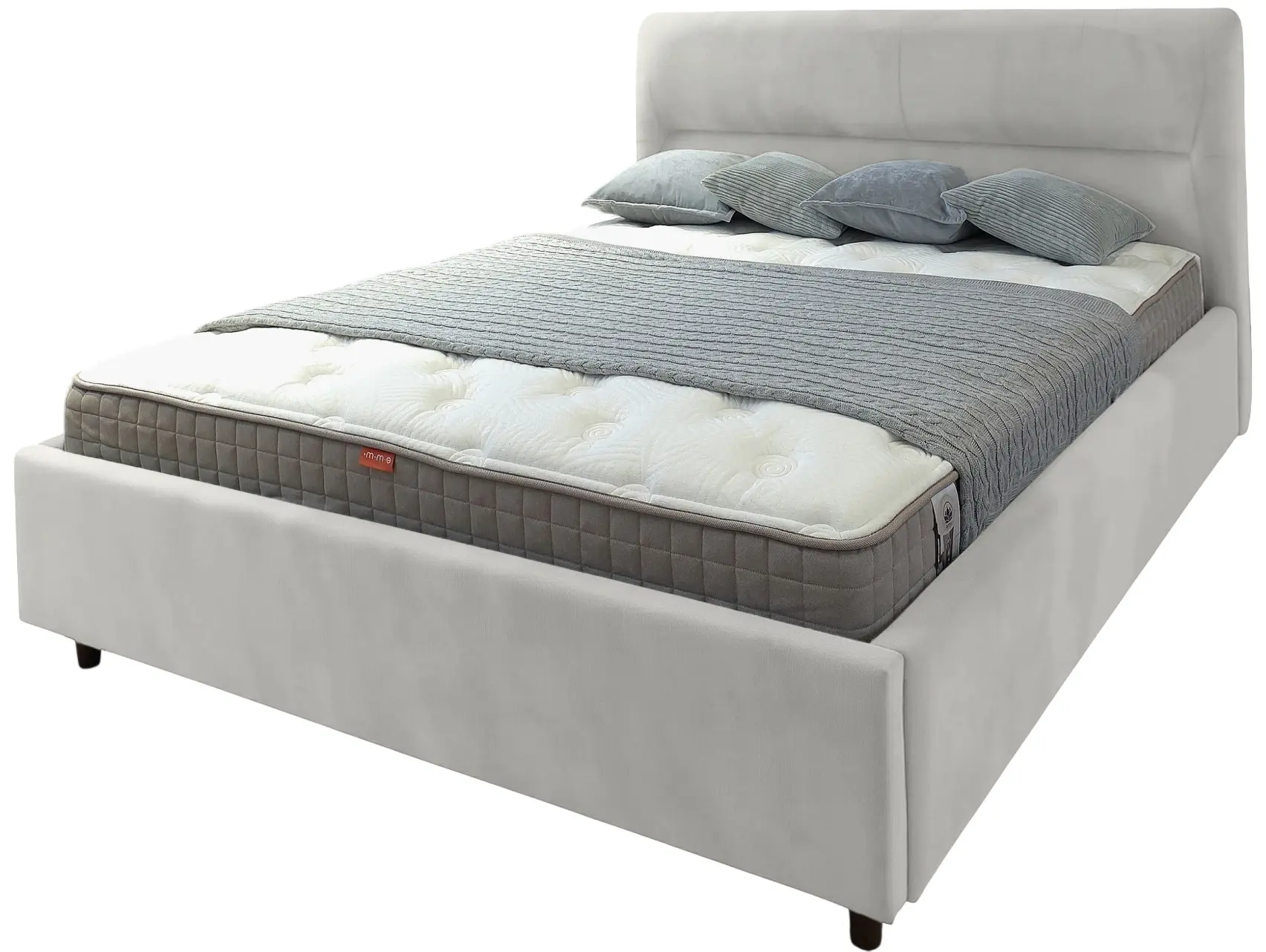 Кровать Charmbed Alisa Prestige 160x200 Velluto 02 (Beige) - 4