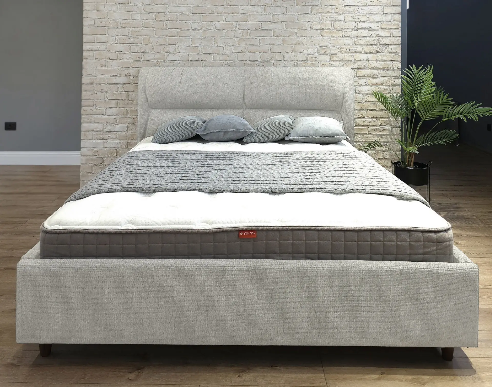 Pat Charmbed Alisa Prestige 180x200 Glow 03 (Fossil) - 2