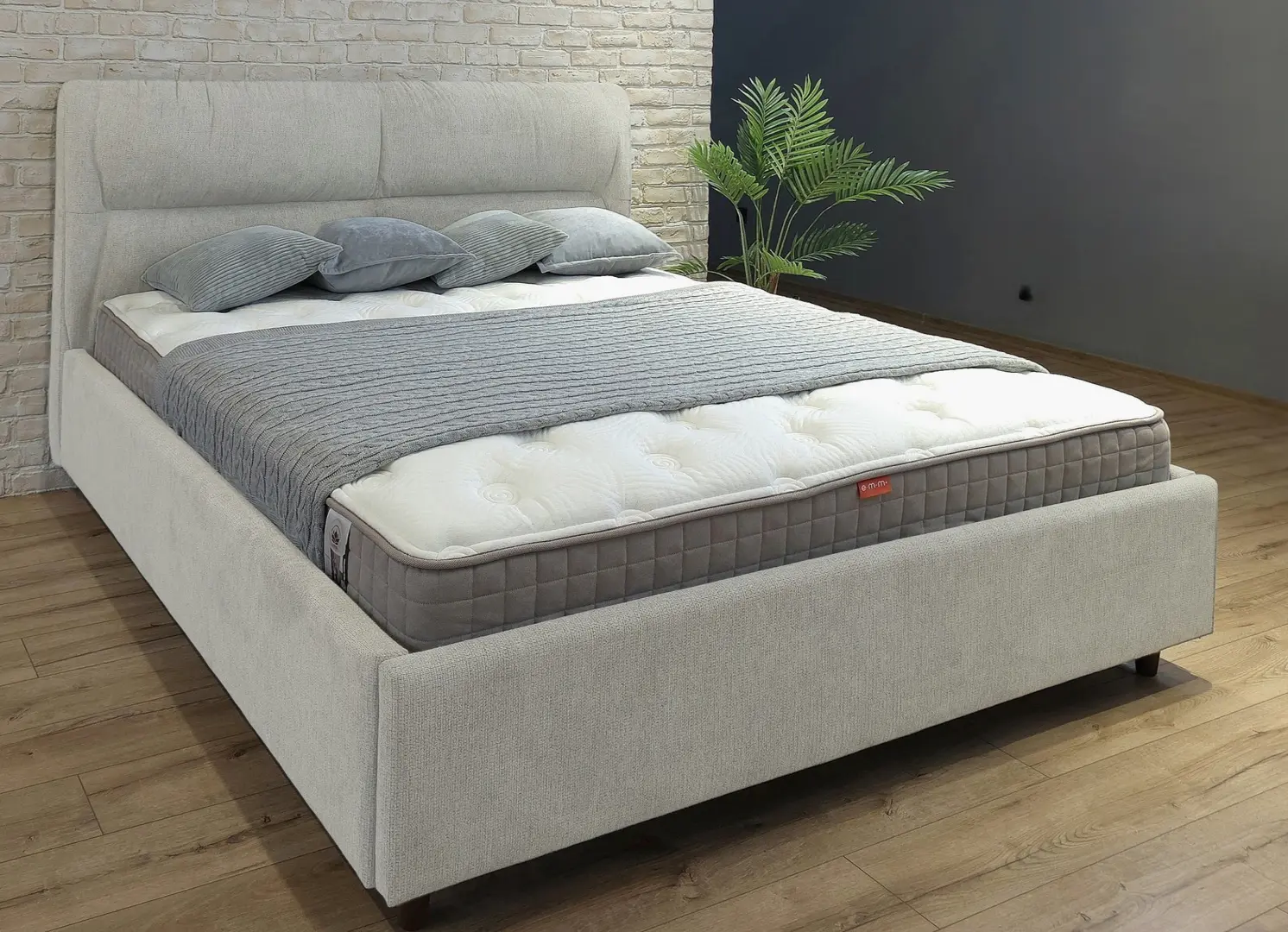 Pat Charmbed Alisa Prestige 180x200 Glow 03 (Fossil)