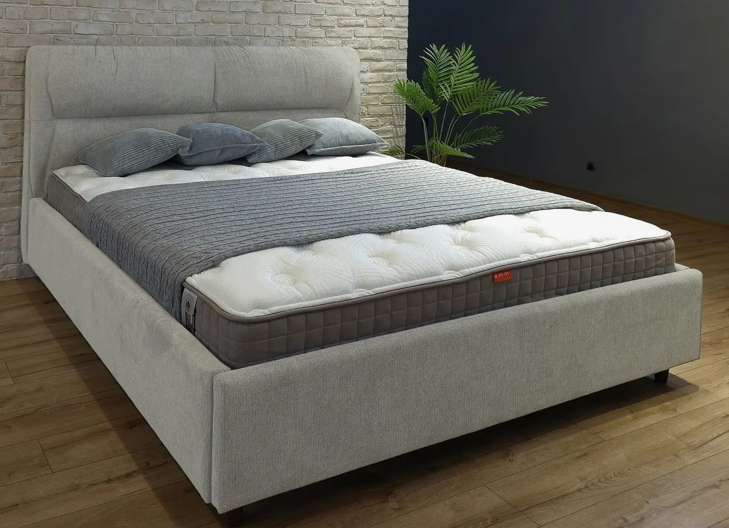 Pat Charmbed Alisa Prestige 180x200 Glow 04 (Stone)