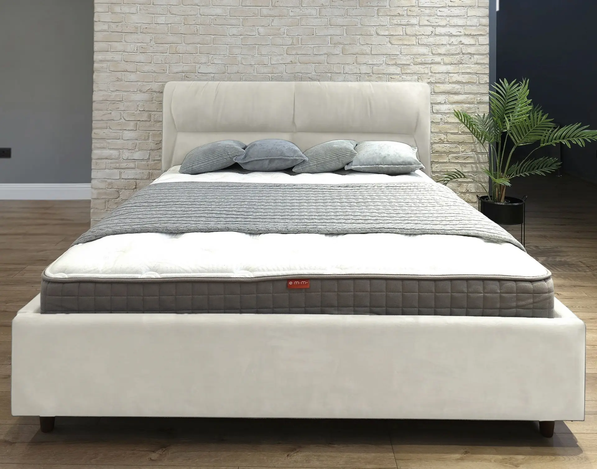Кровать Charmbed Alisa Prestige 180x200 Velluto 02 (Beige) - 2