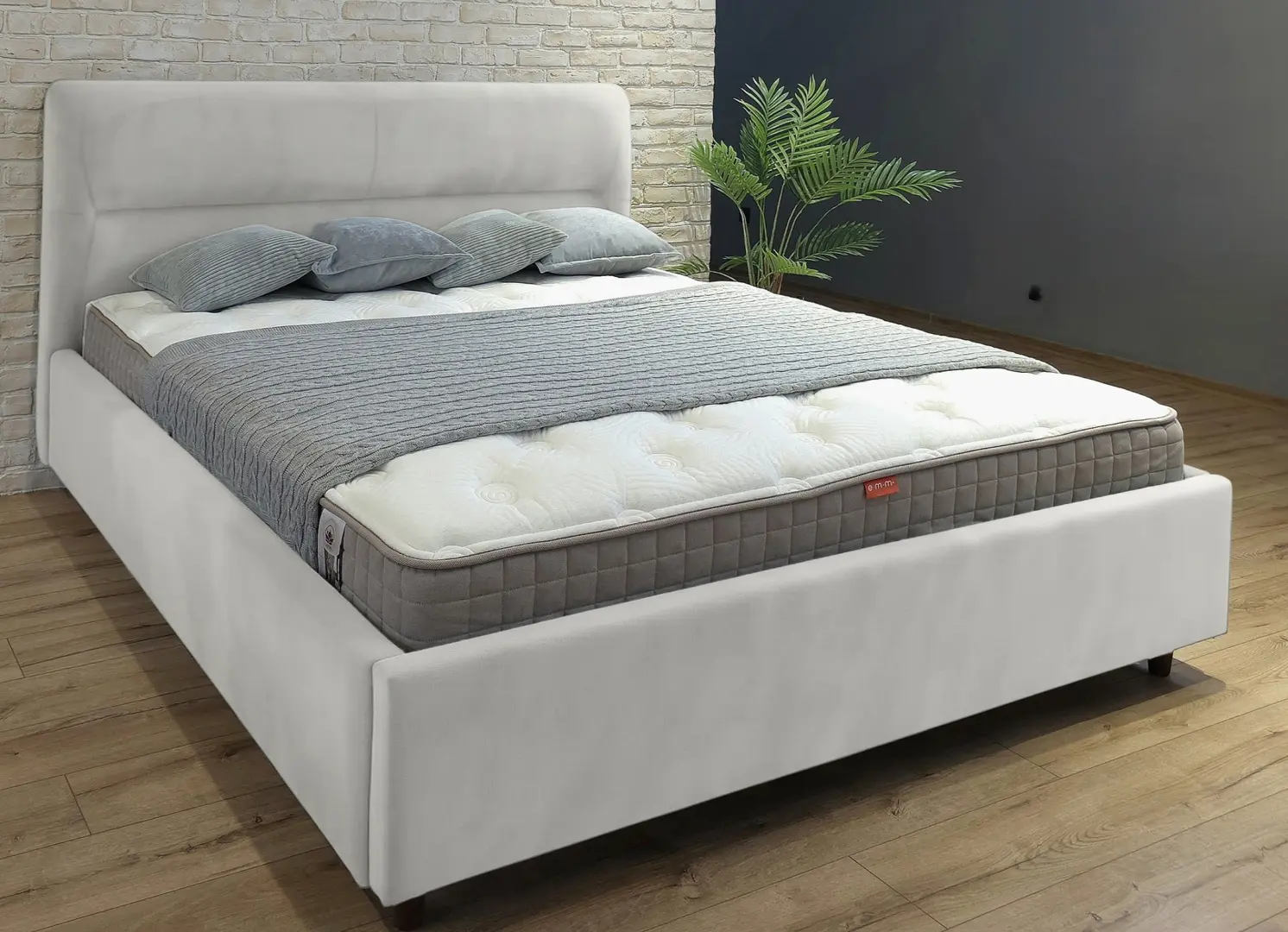 Кровать Charmbed Alisa Prestige 180x200 Velluto 02 (Beige)