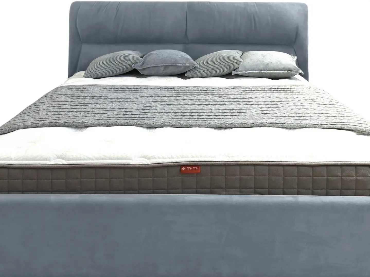 Кровать Charmbed Alisa Prestige 180x200 Velluto 16 (Grey) - 3