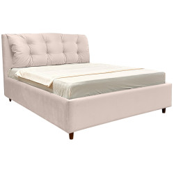 Pat Charmbed Confort Adaline Modern 140x200 Velluto 02 (Beige/Walnut) Thumb