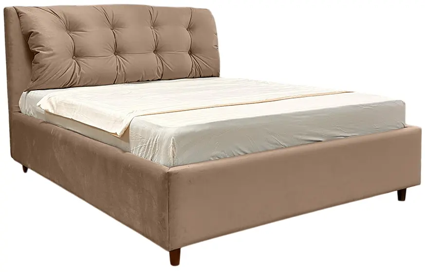 Pat Charmbed Confort Adaline Modern 160x200 Velluto 03 (Mika/Walnut)