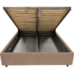 Pat Charmbed Confort Adaline Modern 160x200 Velluto 03 (Mika/Walnut) Thumb