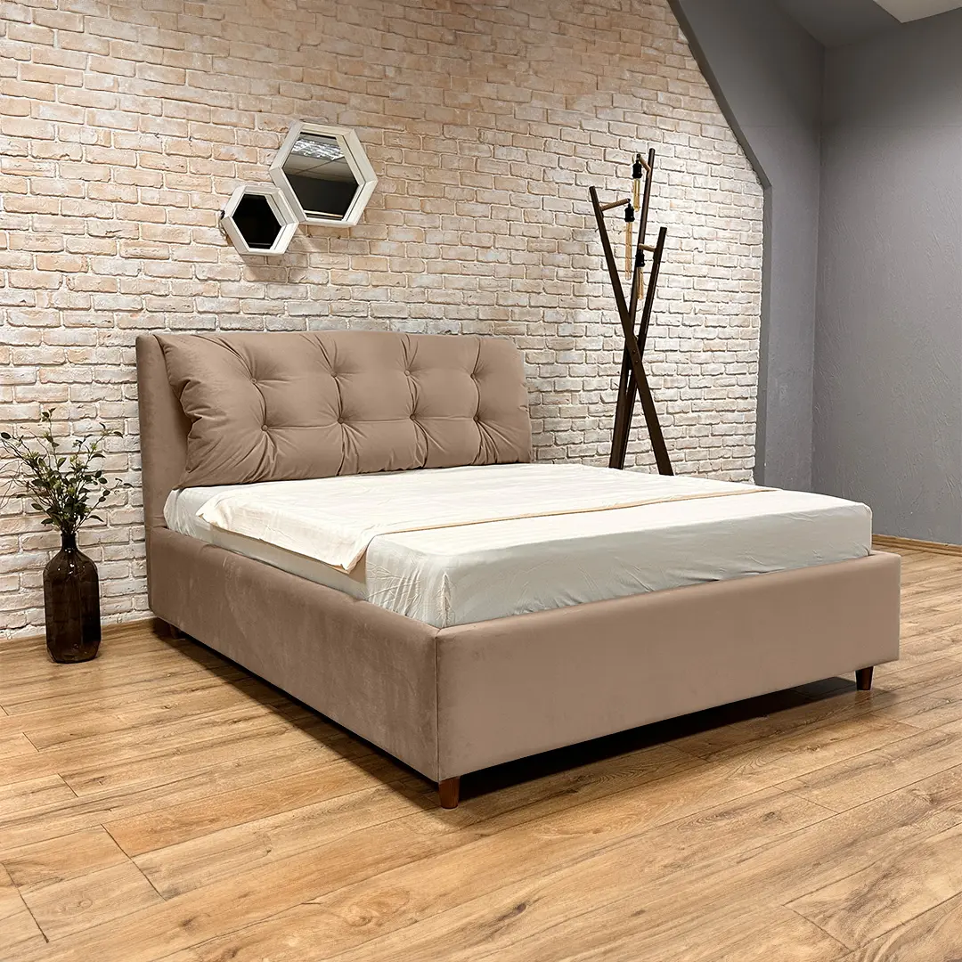 Pat Charmbed Confort Adaline Modern 160x200 Velluto 03 (Mika/Walnut)