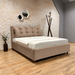 Pat Charmbed Confort Adaline Modern 180x200 Velluto 03 (Mika/Walnut) Thumb