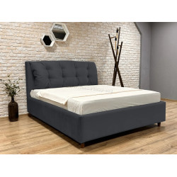 Pat Charmbed Confort Adaline New 140x200 London 16 (Dark Grey/Walnut)