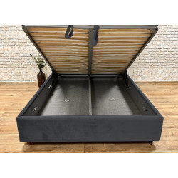 Pat Charmbed Confort Adaline New 160x200 London 16 (Dark Grey/Walnut) Thumb