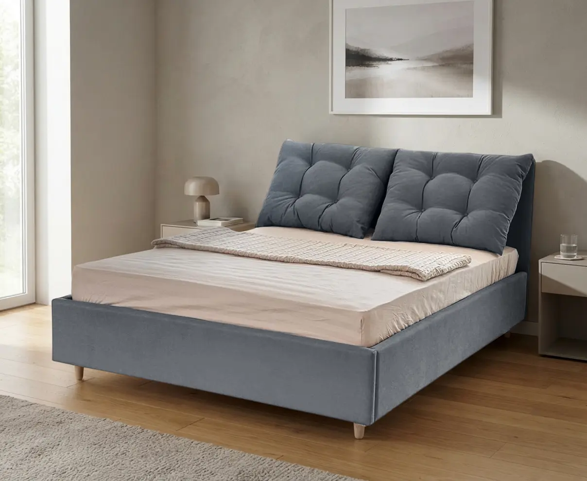 Кровать Charmbed Confort Adele Eco 160x200 London 16 (Dark Grey)