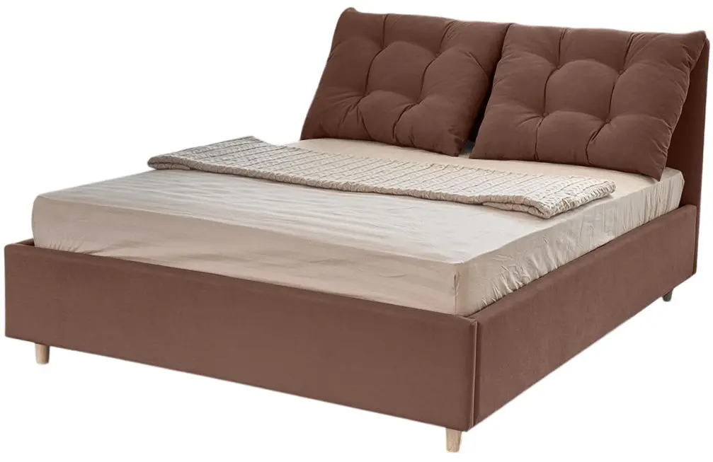 Кровать Charmbed Confort Adele London 06 140x200 (Brown) - 2