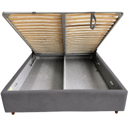 Pat Charmbed Confort Adele Modern 140x200 Glow 19 (Anthracite/Walnut) Thumb