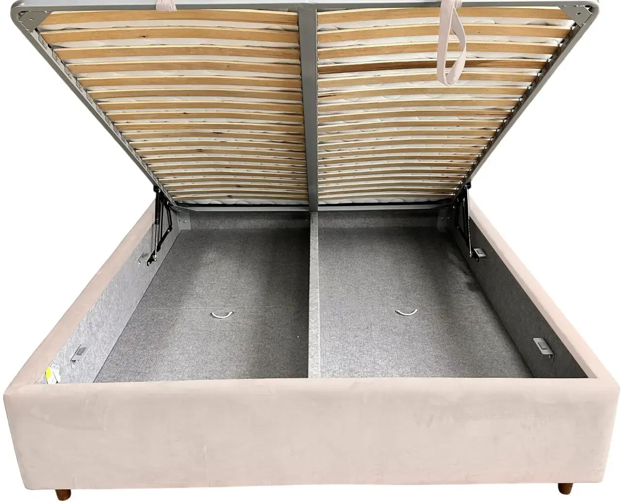 Pat Charmbed Confort Adele Modern 140x200 Velluto 02 (Beige/Walnut)