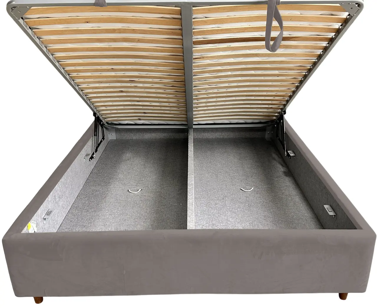 Pat Charmbed Confort Adele Modern 140x200 Velluto 15 (Silver/Walnut)