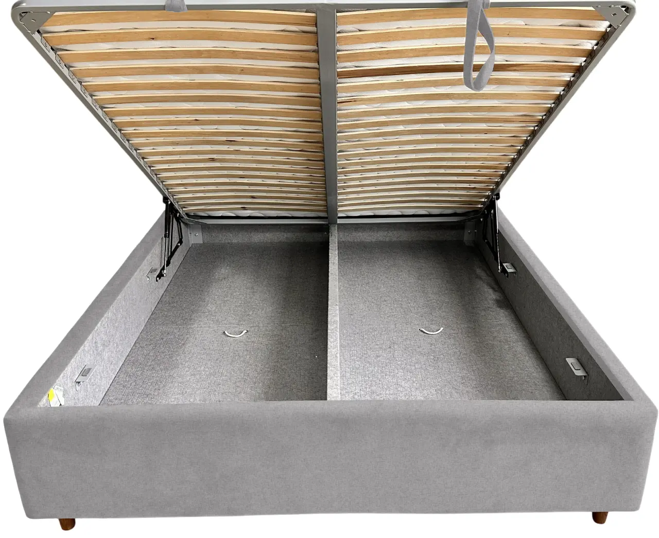 Pat Charmbed Confort Adele Modern 160x200 Glow 15 (Light Grey/Walnut)