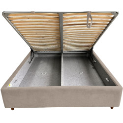 Кровать Charmbed Confort Adele Modern 180x200 Glow 04 (Stone/Walnut) Thumb