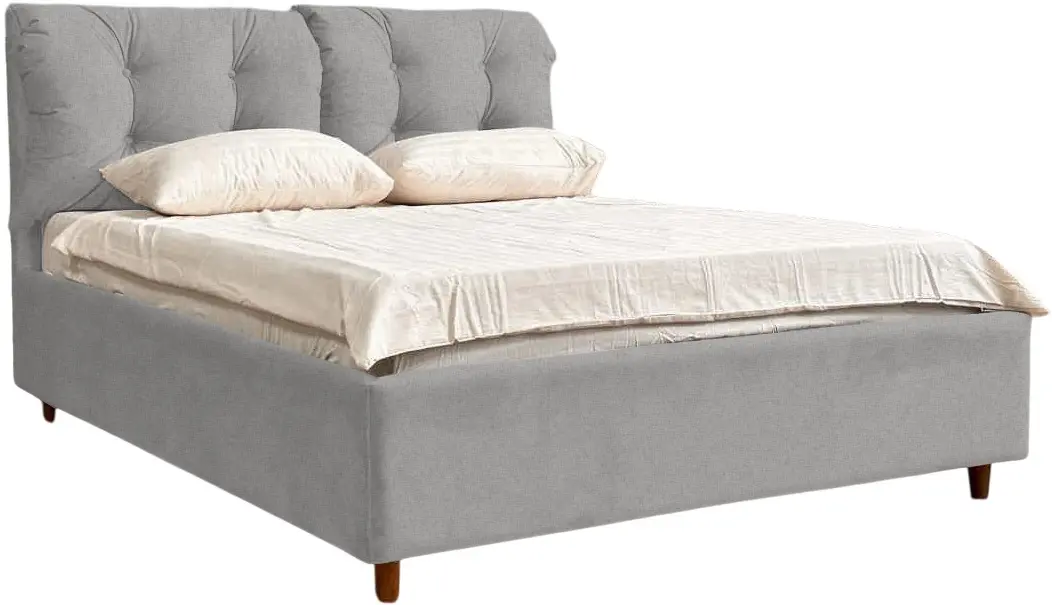 Pat Charmbed Confort Adele Modern 180x200 Glow 15 (Light Grey/Walnut)