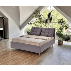 Pat Charmbed Confort Adele New 140x200 London 15 (Grey/Walnut)