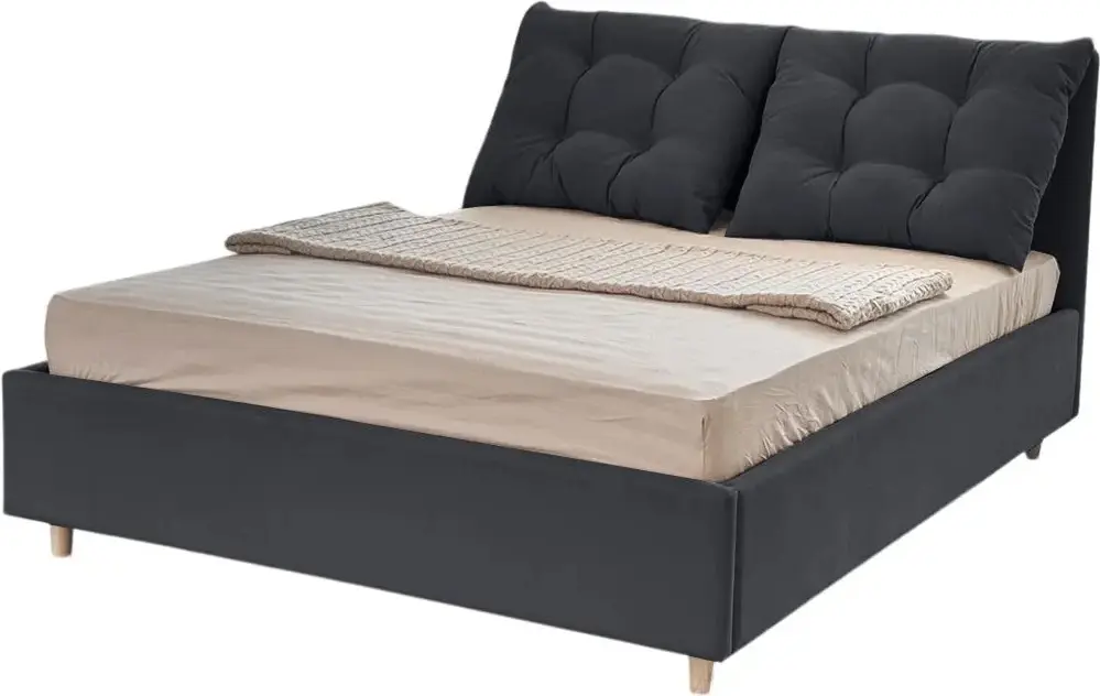 Pat Charmbed Confort Adele New 140x200 London 16 (Dark Grey/Walnut) - 2