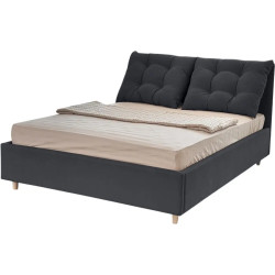 Pat Charmbed Confort Adele New 160x200 London 16 (Dark Grey/Walnut) Thumb