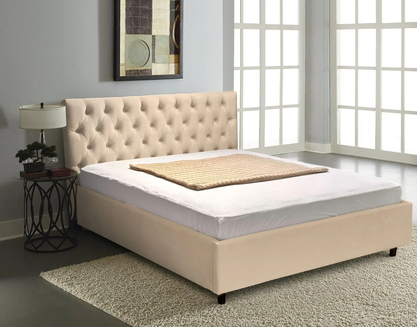 Кровать Charmbed Confort Elena London 02 180x200 (Milk Coffee)