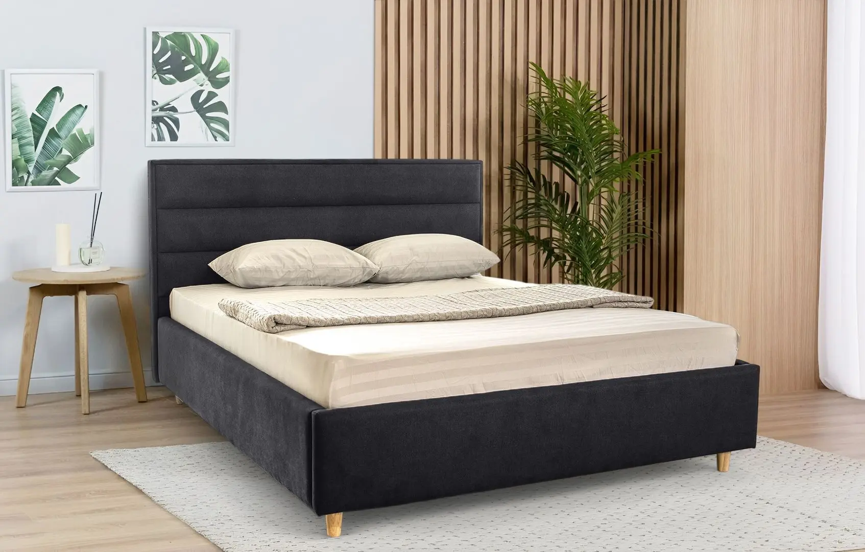 Кровать Charmbed Confort Lider Balaton 96 160x200 (Graphite)