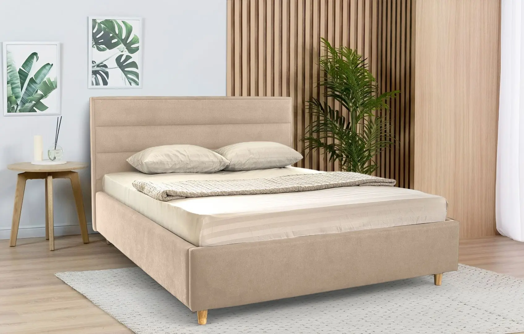 Pat Charmbed Confort Lider London 02 180x200 (Milk Coffee)