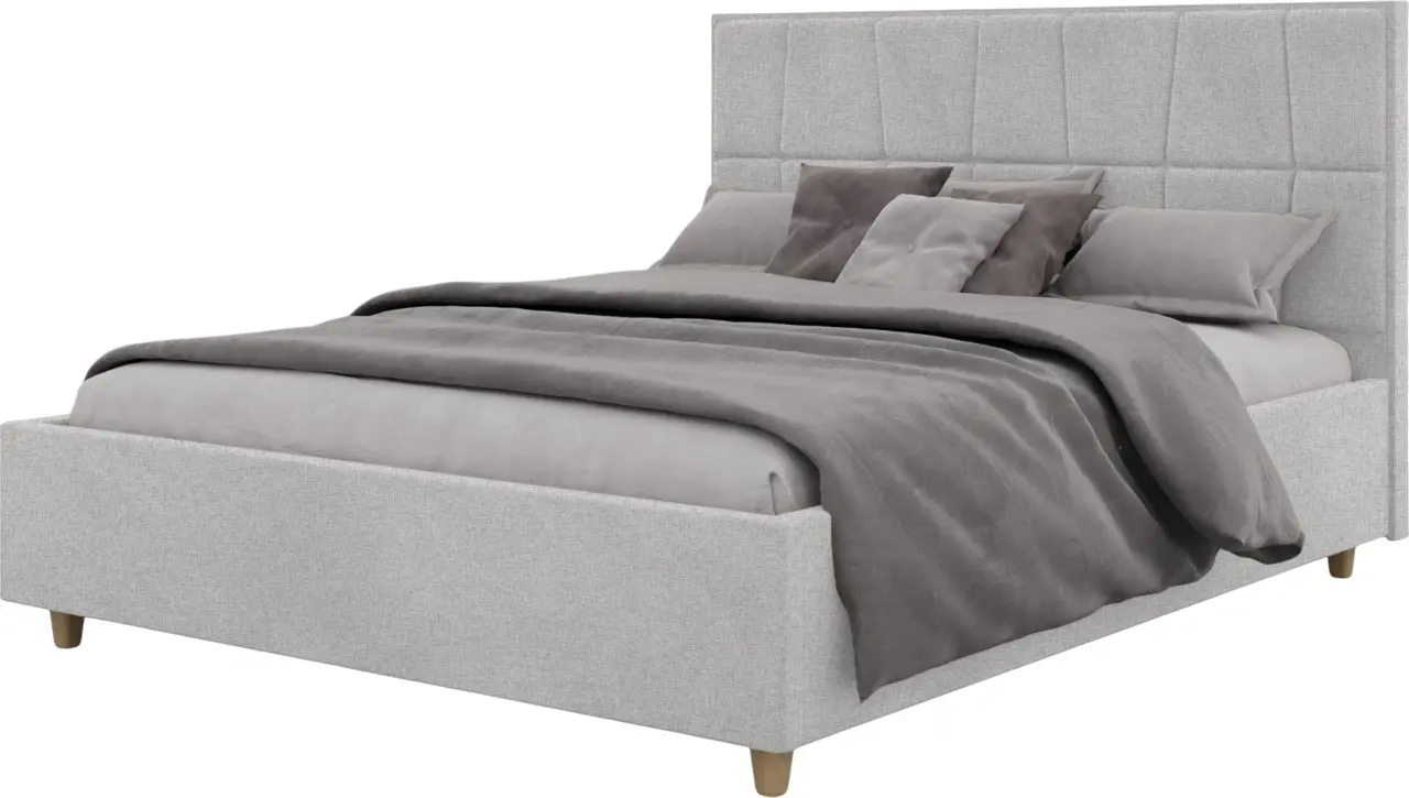Pat Charmbed Confort Malvina Modern 160x200 Glow 15 (Light Grey/Walnut)