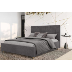 Pat Charmbed Confort Malvina Modern 160x200 Glow 19 (Anthracite/Walnut)