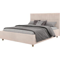 Pat Charmbed Confort Malvina Modern 180x200 Velluto 02 (Beige/Walnut) Thumb