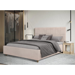 Pat Charmbed Confort Malvina Modern 180x200 Velluto 02 (Beige/Walnut)