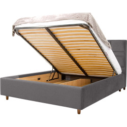 Pat Charmbed Confort Maria Modern 140x200 Glow 19 (Anthracite/Walnut) Thumb