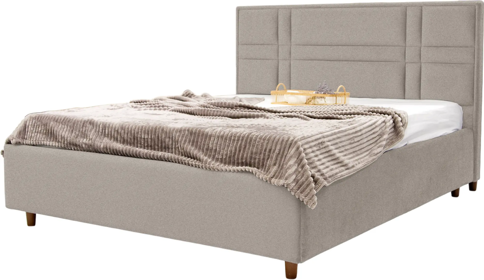 Pat Charmbed Confort Maria Modern 160x200 Glow 04 (Stone/Walnut)