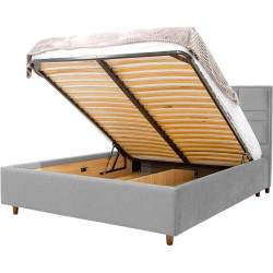 Pat Charmbed Confort Maria Modern 160x200 Glow 15 (Light Grey/Walnut) Thumb