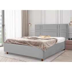 Pat Charmbed Confort Maria Modern 160x200 Glow 15 (Light Grey/Walnut)