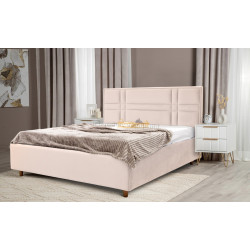 Pat Charmbed Confort Maria Modern 180x200 Velluto 02 (Beige/Walnut)