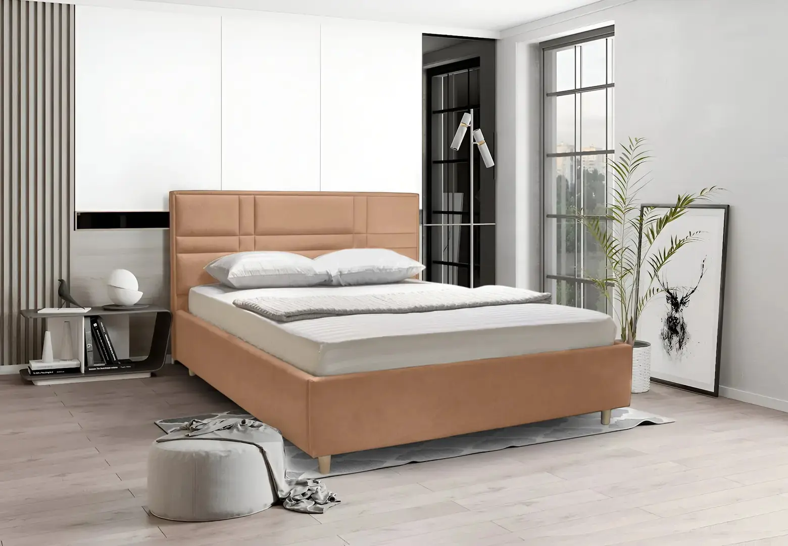Pat Charmbed Confort Maria New 180x200 London 03 (Beige/Walnut)