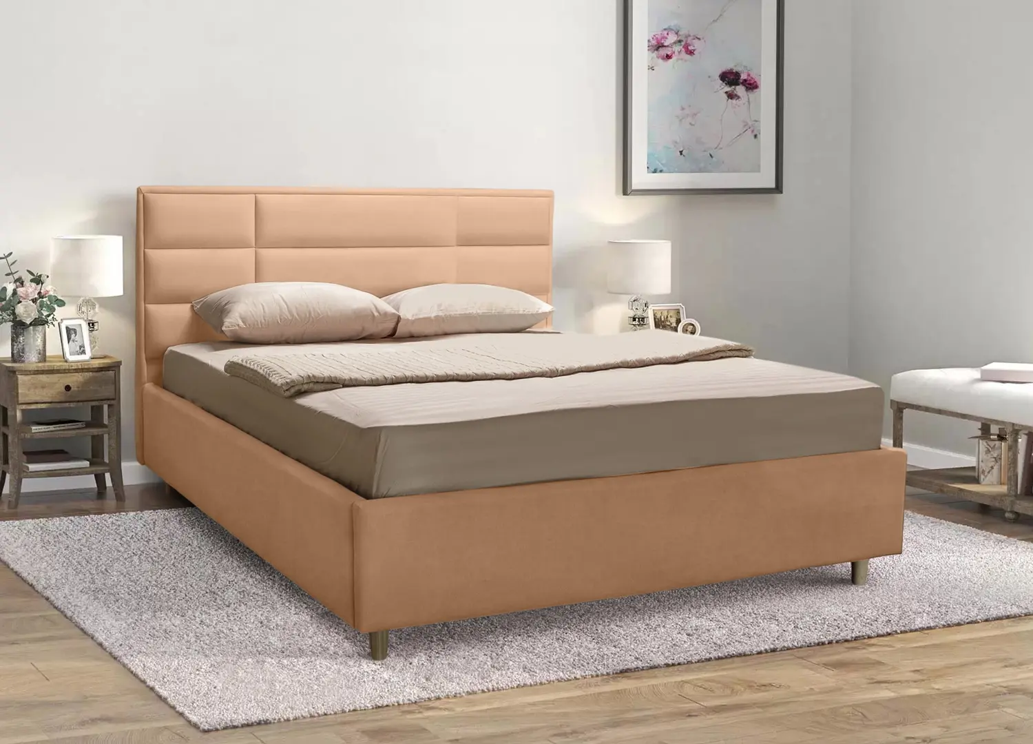 Кровать Charmbed Confort Olivia 180x200 London 03 (Beige)